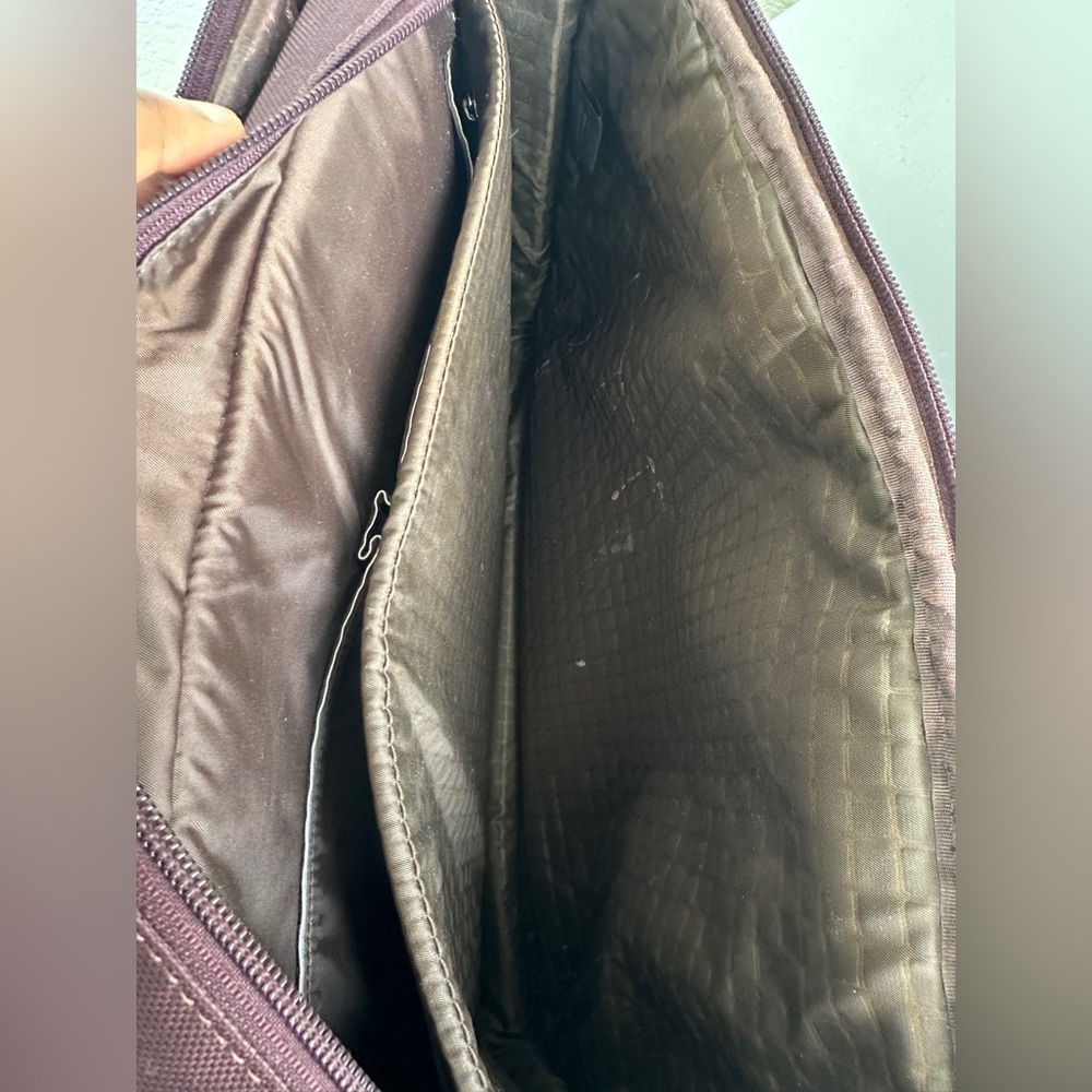 Tumi Burgundy Nylon T-Pass Kennedy Deluxe Brief Laptop Bag‎ - Picture 16 of 17
